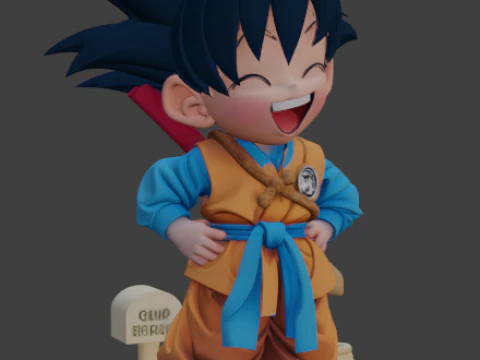 Goku Daima 3D Print Model