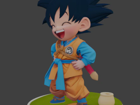 Goku Daima 3D Print Model