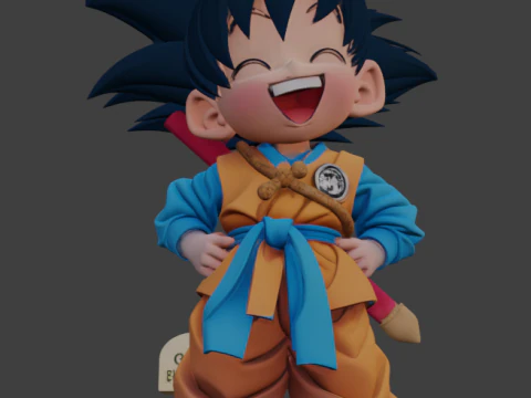 Goku Daima 3D Print Model