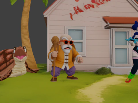 Kame House 3D Print Model