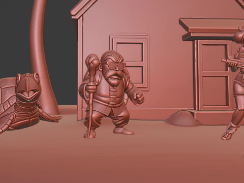 Kame House 3D Print Model
