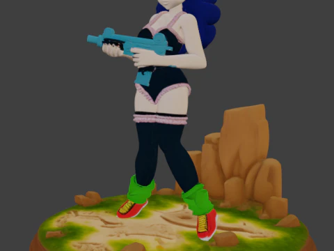Launch - Dragon Ball Z 3D Print Model