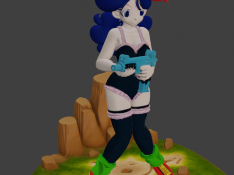 Launch - Dragon Ball Z 3D printmodel