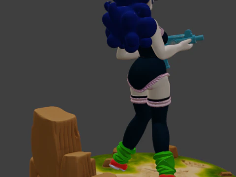 Launch - Dragon Ball Z 3D Print Model