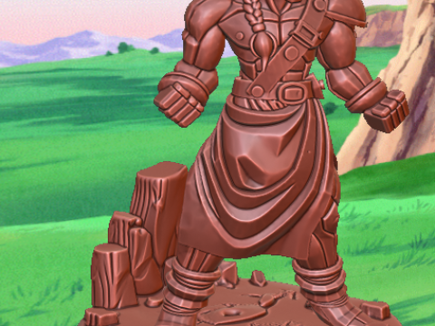 Android 14 - Dragon Ball Z 3D Принт Модель