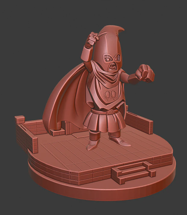 Mighty Mask - Dragon Ball Z 3D Print Model .c4d .max .obj .3ds .fbx .stl .blend