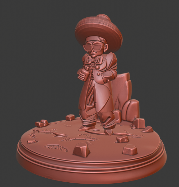 Android 15 - Dragon Ball Z 3D 프린트 모델 .c4d .max .obj .3ds .fbx .stl .blend 