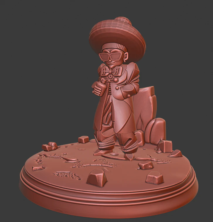Android 15 - Dragon Ball Z 3D Print Model .c4d .max .obj .3ds .fbx .stl .blend 