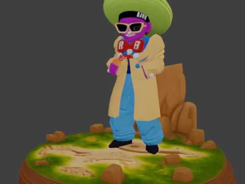 Android 15 - Dragon Ball Z 3D Print Model