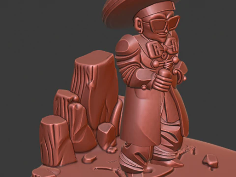 Android 15 - Dragon Ball Z 3D Print Model