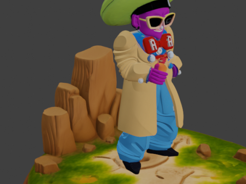 Android 15 - Dragon Ball Z 3D 프린트 모델
