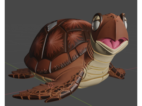 Master Roshi and Turtle - Dragon Ball 3D Print Model