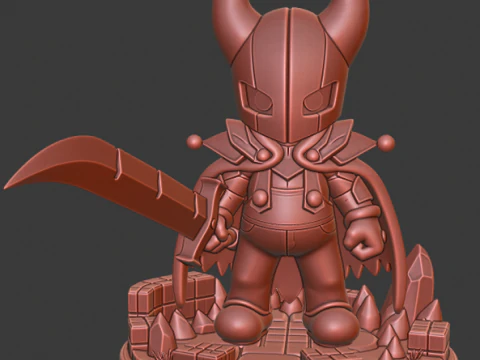 Mario Hollow Knight 3D Print Model