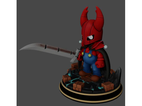 Mario Hollow Knight 3D Print Model