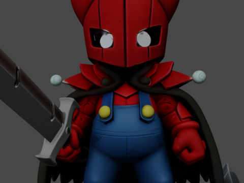 Mario Hollow Knight 3D 打印模型