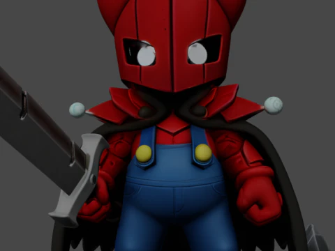 Mario Hollow Knight 3D Print Model