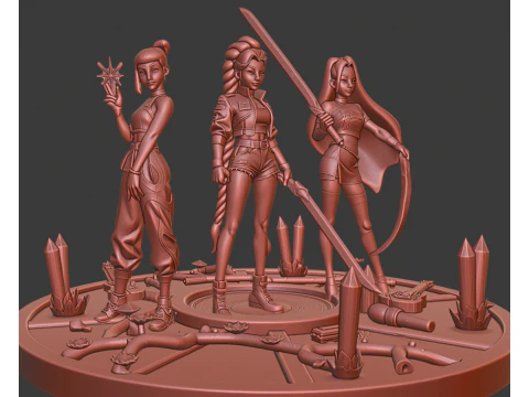 K-Pop Demon Hunters 3D Print Model
