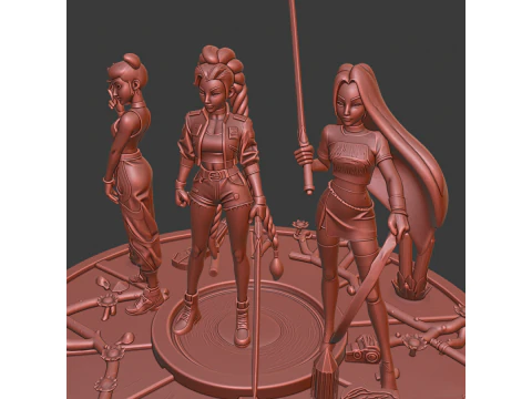 K-Pop Demon Hunters 3D Print Model