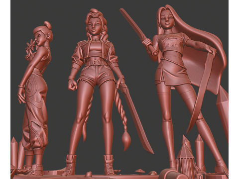 K-Pop Demon Hunters 3D Print Model