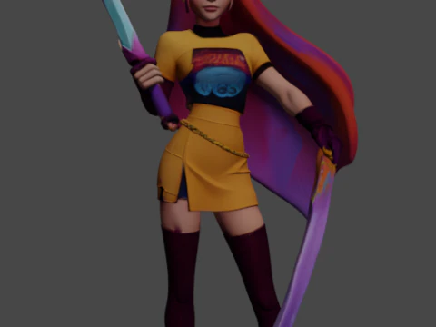K-Pop Demon Hunters 3D Print Model