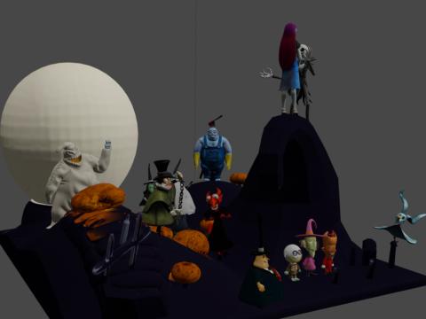 The Nightmare Before Christmas 3D 打印模型