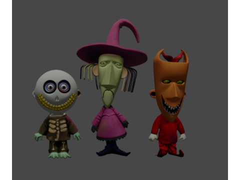 The Nightmare Before Christmas 3D 打印模型