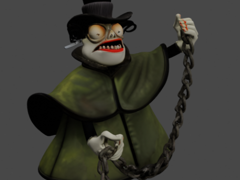 The Nightmare Before Christmas 3D 打印模型
