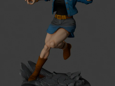 Android 18 - Dragon Ball Z 3D Print Model