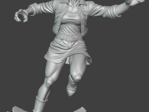 Android 18 - Dragon Ball Z 3D Print Model