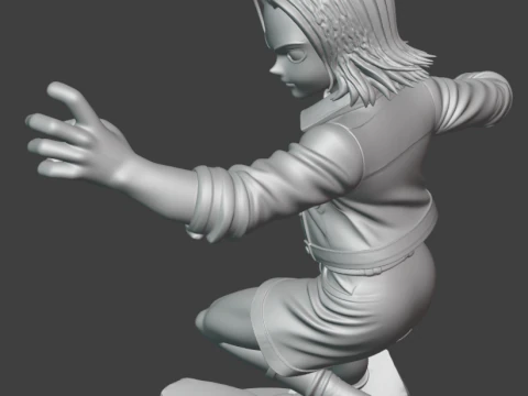Android 18 - Dragon Ball Z 3D Print Model