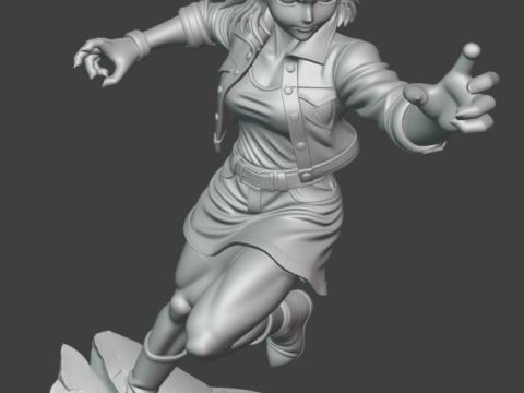 Android 18 - Dragon Ball Z 3Dプリントモデル
