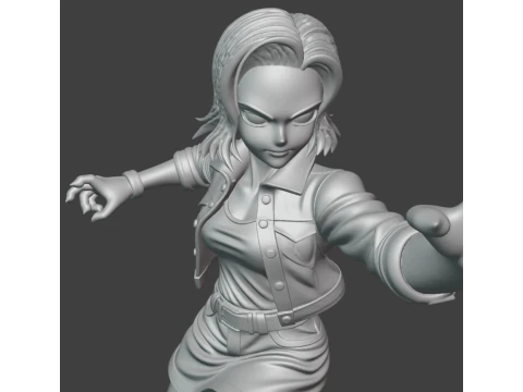 Android 18 - Dragon Ball Z 3D Print Model