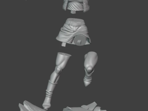 Android 18 - Dragon Ball Z 3D Print Model