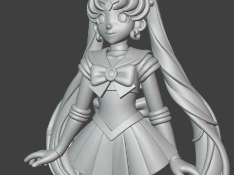 Sailor Moon Model do druku 3D