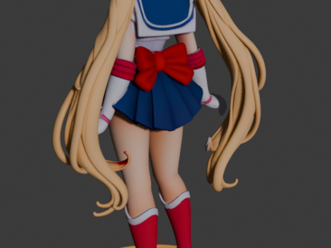 Sailor Moon Model do druku 3D