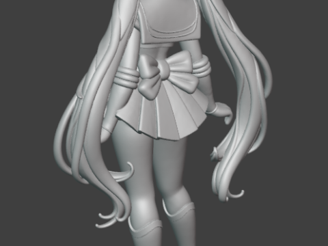 Sailor Moon Model do druku 3D