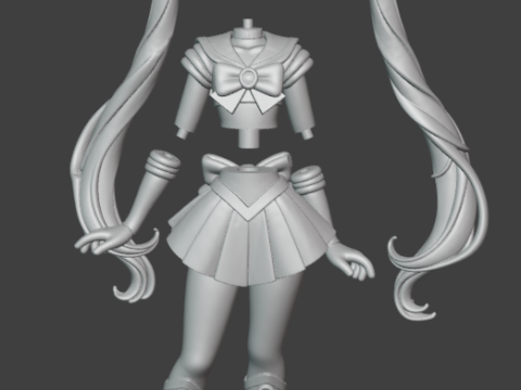 Sailor Moon Model do druku 3D