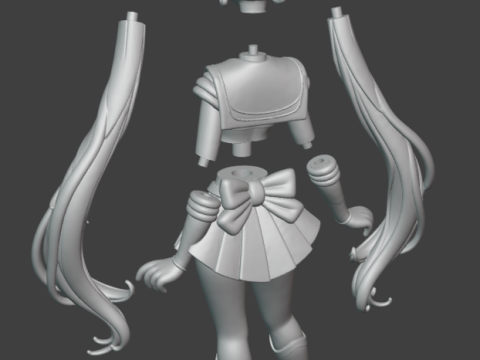 Sailor Moon Model do druku 3D