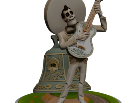 Ernesto de la Cruz - Coco Modèles 3D en vedette