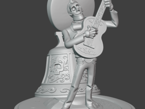 Ernesto de la Cruz - Coco Modelo de Impressão 3D