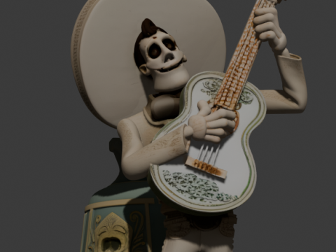 Ernesto de la Cruz - Coco Modelo de Impressão 3D