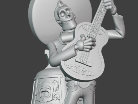 Ernesto de la Cruz - Coco Modelo de Impressão 3D