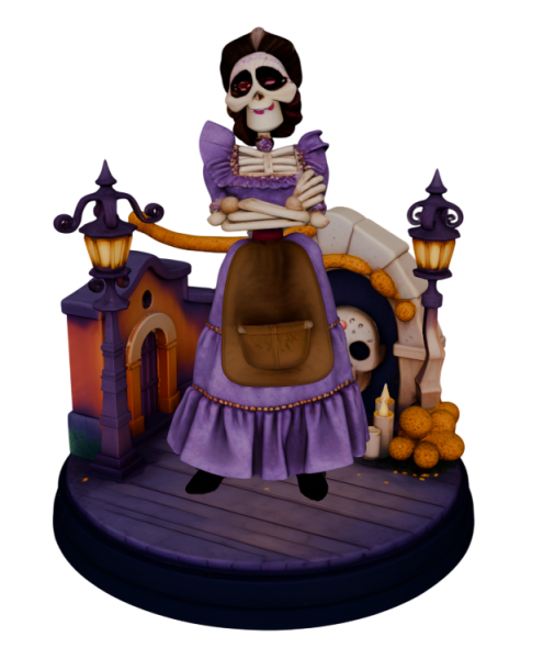 Mama Imelda - Coco 3D 打印模型 .c4d .max .obj .3ds .fbx .stl .blend 