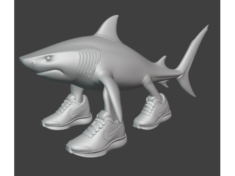 Tralalero Tralala Modelo de impresión 3D