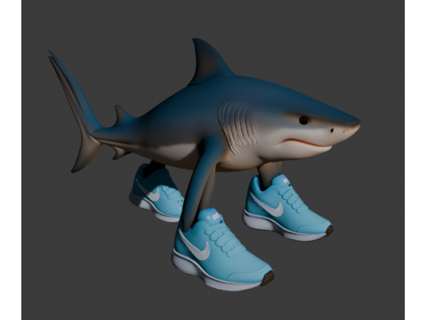 Tralalero Tralala Modelo de impresión 3D