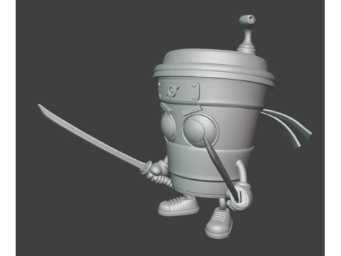 Assassino Cappuccino 3D Print Model