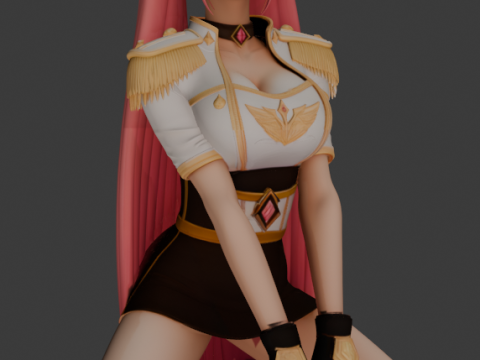 Mira - K Pop Demon Hunters 3D Druckmodell