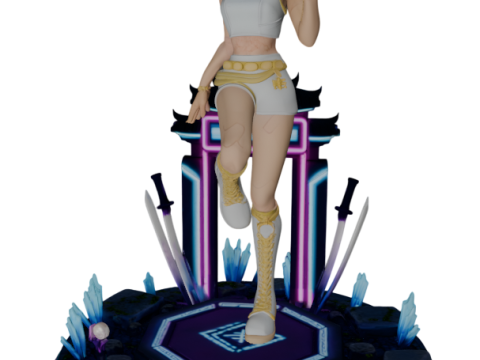 Rumi - K Pop Demon Hunters 3D Принт Модель