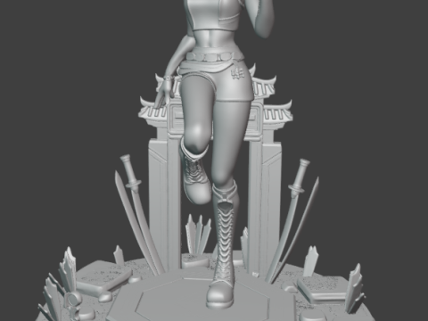 Rumi - K Pop Demon Hunters 3D printmodel