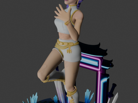 Rumi - K Pop Demon Hunters 3D printmodel